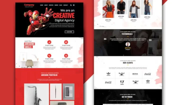 Contoh Website Design