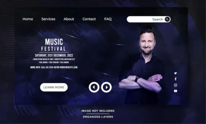 Contoh Website Entertainment