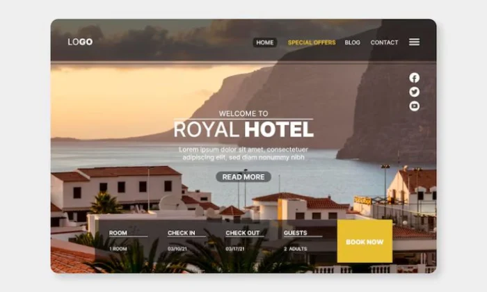 Contoh Website Homestay