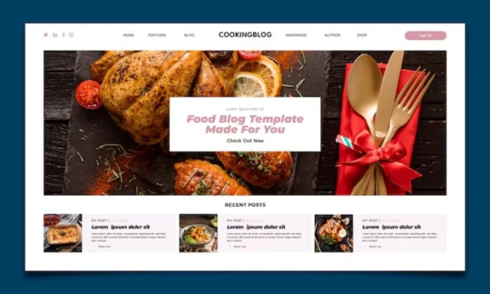 Contoh Website Kuliner
