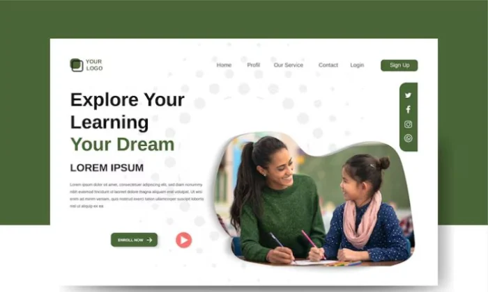 Contoh Website Pembelajaran