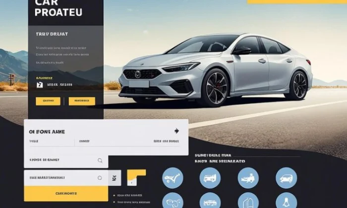 Contoh Website Rental Mobil