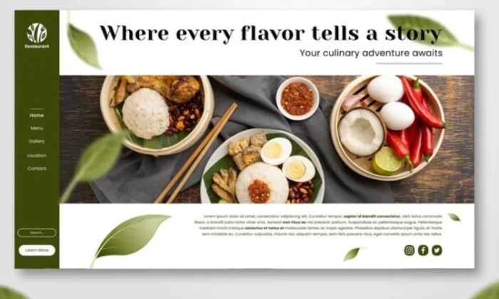 Contoh Website Resep Makanan