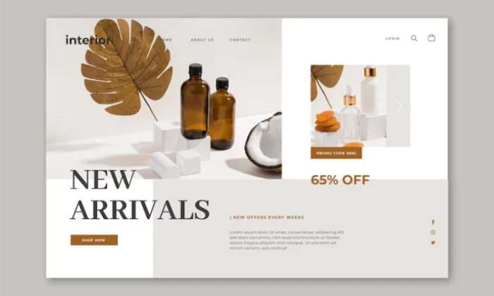 Contoh Website Skincare