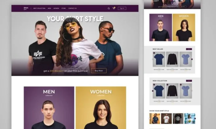 Contoh Website Toko Baju