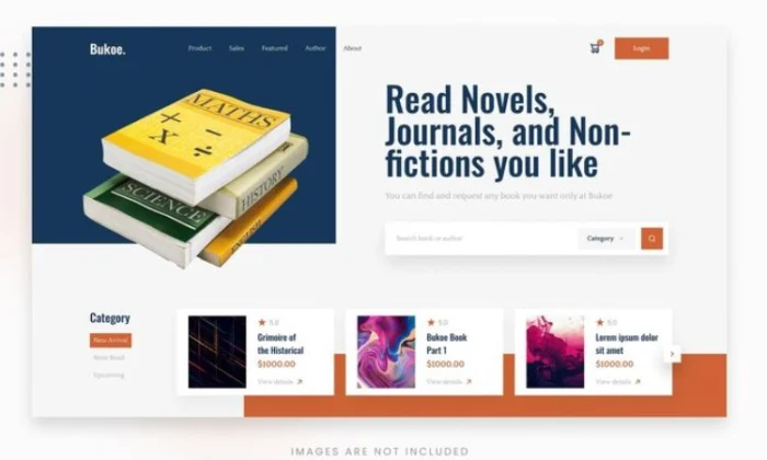 Contoh Website Toko Buku