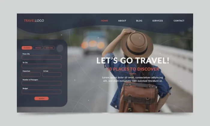Contoh Website Travel